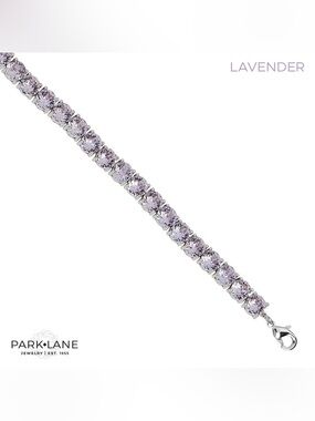 Title:
Park Lane Impression Bracelet Lavender Crystal Silver Tone | NWT
